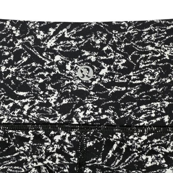 Lululemon Wunder Under Pant III Luxtreme In Iced Wave White Black Size 8 - Picture 6 of 7